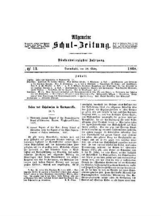 Ueber das Schulwesen in Nordamerika