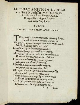 2r-2v Eipthalamium in nuptias clarissimi