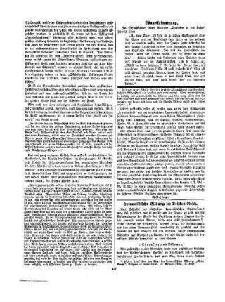 Humanistische Bildung im Dritten Reich