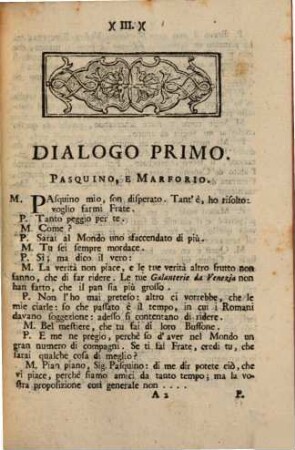 Per Conciliare Il Sonno : Dialoghi Tra Pasquino, E Marforio