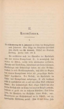 295-298 [Rezension] Krementz, Philipp, Die Offenbarung des hl. Johannes im Lichte des Evangeliums nach Johannes