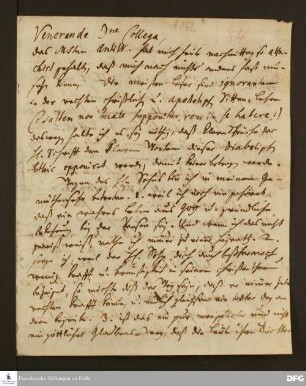 Brief von August Hermann Francke an Joachim Lange.