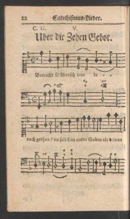 [Catechismus-Lieder].