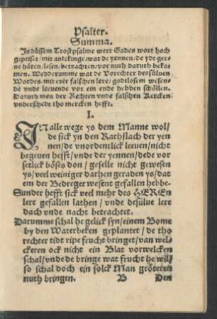 Psalter.