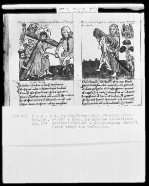 Speculum humanae salvationis — ---, Folio 37versoBuchseite