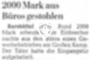 2000 [Name maskiert] Büros gestohlen