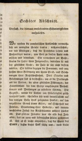 169-178, Sechster Abschnitt. Versuch, die hieraus entstehenden Schwierigkeiten aufzulösen.