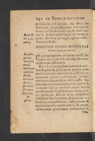 Amicitiae Causa Institutae Peregrinationes.