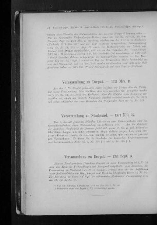 Versammlung zu Stralsund. - 1371 Mai 25.