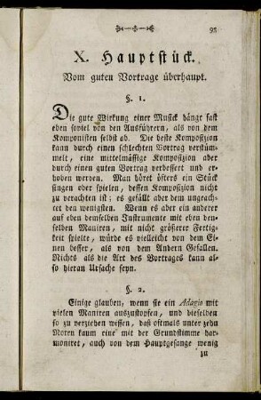 X. Hauptstück. Vom guten Vortrage überhaupt.