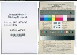 Entnazifizierung Ludwig Bunjes , geb. 24.11.1893 (Finanzbeamter)