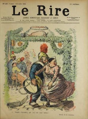 Coquin d'pompier, qui m'a sali mon tablier!