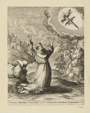 Stimatisierung des Heiligen Franziskus von Assisi, aus: "Heiligendarstellungen"