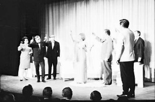 Berlin: "Die Stachelschweine im Europa-Center"; Ensemble 1965