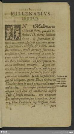 Millenarius Sextus