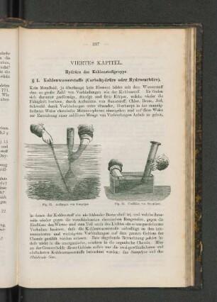 Fig. 52. Auffangen von Sumpfgas. Fig. 53. Umfüllen von Sumpfgas.