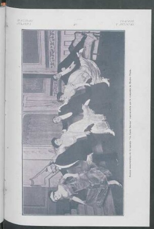 [Fotografía de una] Escena característica de la opereta "La Casta Susana" : representada por la compañía de Hector Vitale.