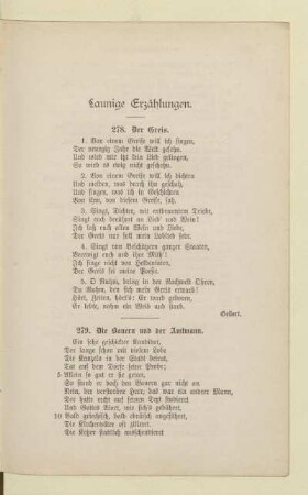 Launige Erzählungen.