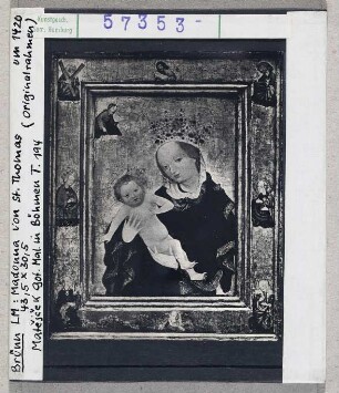 Brünn (Brno), Landesmuseum: Madonna von St. Thomas