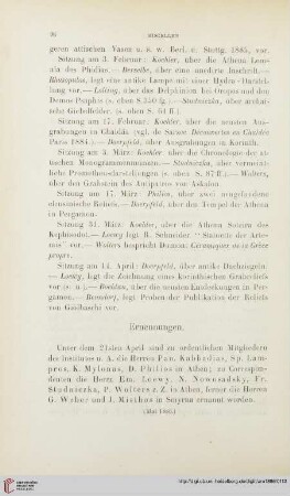 Ernennungen