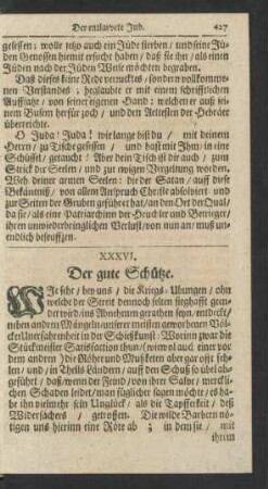 XXXVI. Der gute Schütze.