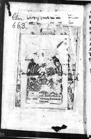 Nomina deorum et dearum, ventorum, regionum [u.a.] - BSB Clm 663