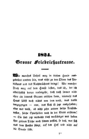 1824. Grosse Friedrichsstrasse