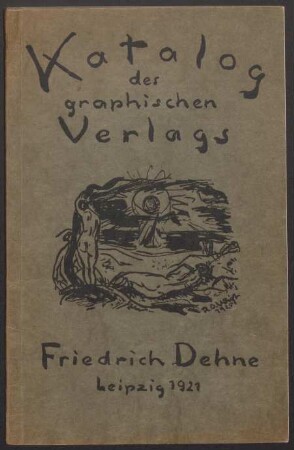 Katalog des Graphischen Verlags Friedrich Dehne
