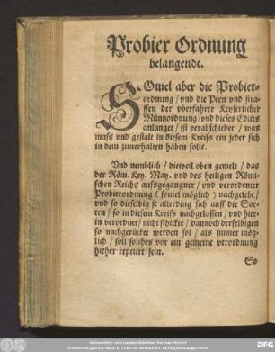 Probier Ordnung belangendt.