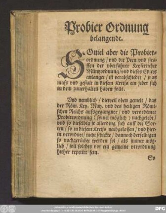 Probier Ordnung belangendt.