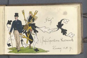 [Stammbucheintrag Leopold von Kalckreuth]