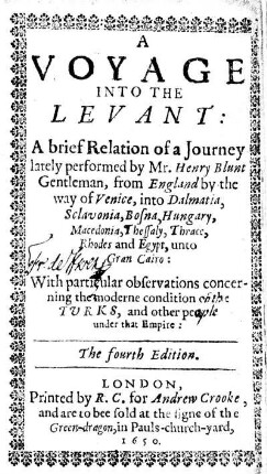 A Voyage Into The Levant