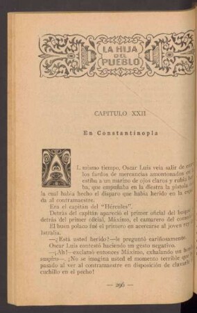 Capítulo XXII - En Constantinopla