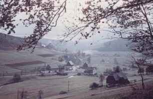 Erzgebirge. Dorfansicht