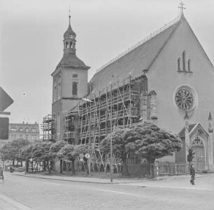 Liebfrauenkirche eingerüstet