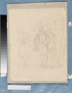 Illustration zu "Des Goldschmieds Töchterlein" von Ludwig Uhland