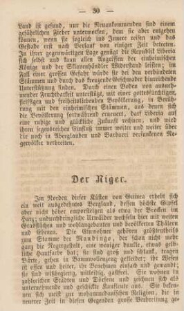 Der Niger