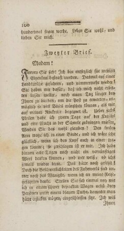 Zweyter Brief.