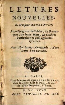 Lettres nouvelles