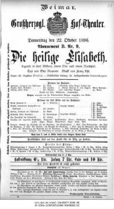 Die heilige Elisabeth