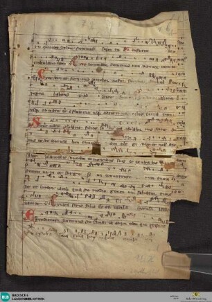 Antiphonale - Cod. U. H. Fragm. 4