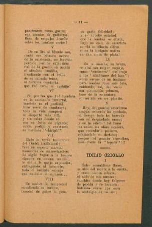 Idilio criollo