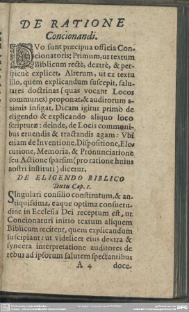 De Eligendo Biblico Textus Cap. 1