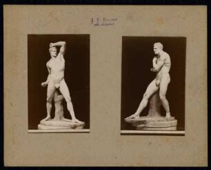 Vatikanische Museen (Apostolischer Palast), Rom: Antikensammlung, Faustkämpfer des Kreuyas und Faustkämpfer Damoxenos von Antonio Canova