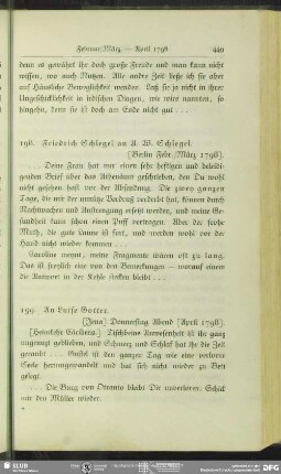 Friedrich von Schlegel an August Wilhelm von Schlegel, Berlin, Februar/März 1798
