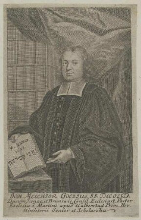 Bildnis des Joh. Melchior Goezius