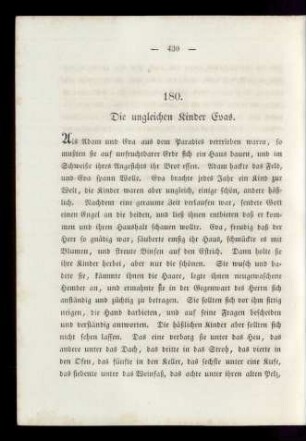 180. Die ungleichen Kinder Evas.