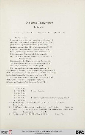 1. Kapitel. Genealogien der ersten Herrscher