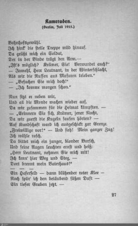 Kameraden
