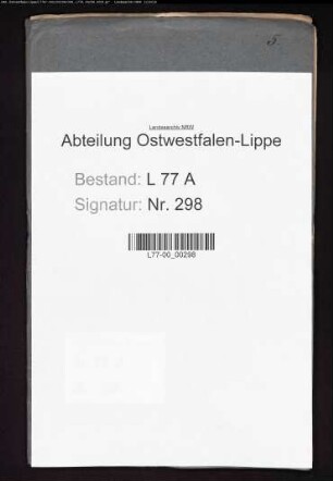 Geschäftsrevision beim Amt Oerlinghausen